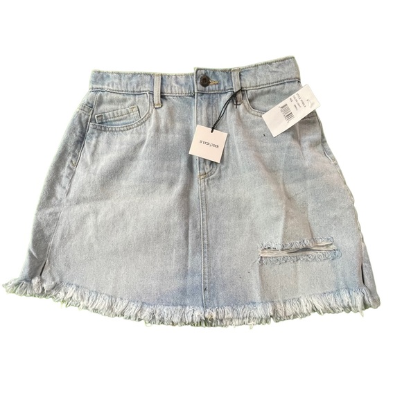 Sneak Peek denim mini skirt size small - Picture 3 of 13